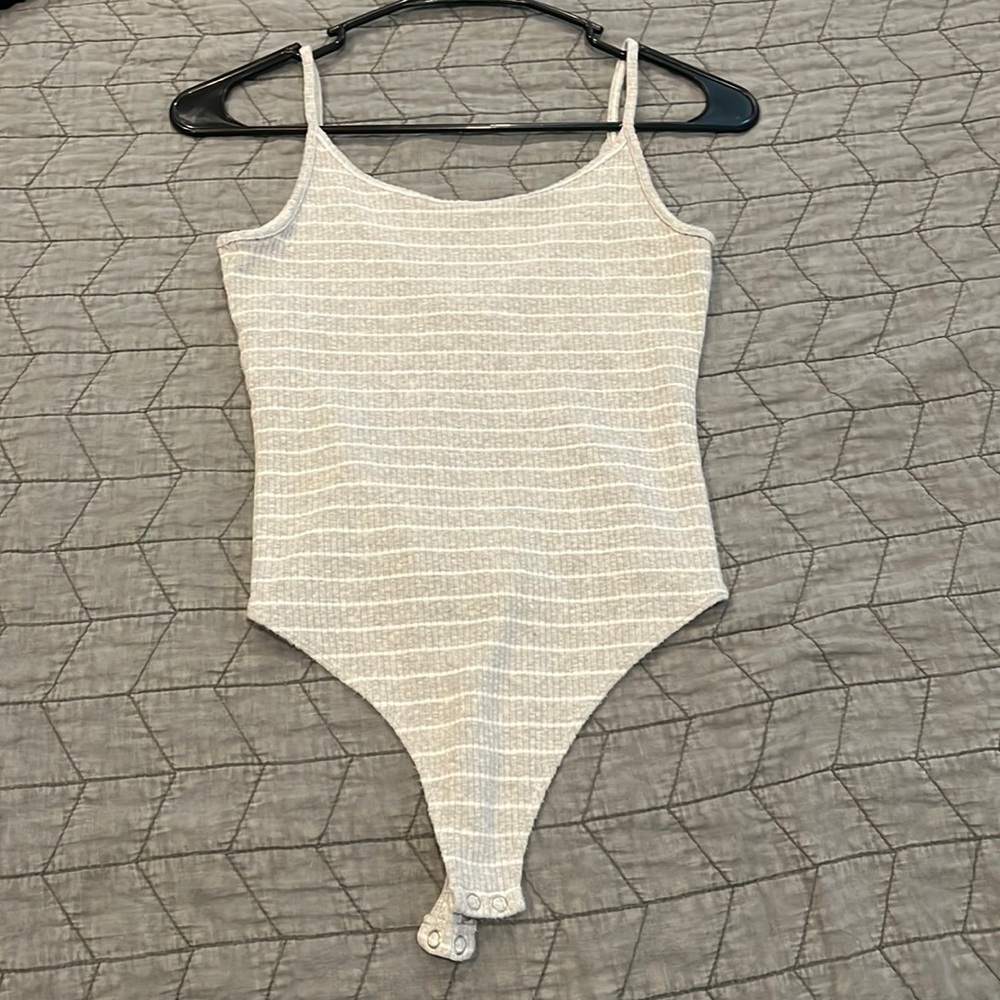 Striped body suit from express